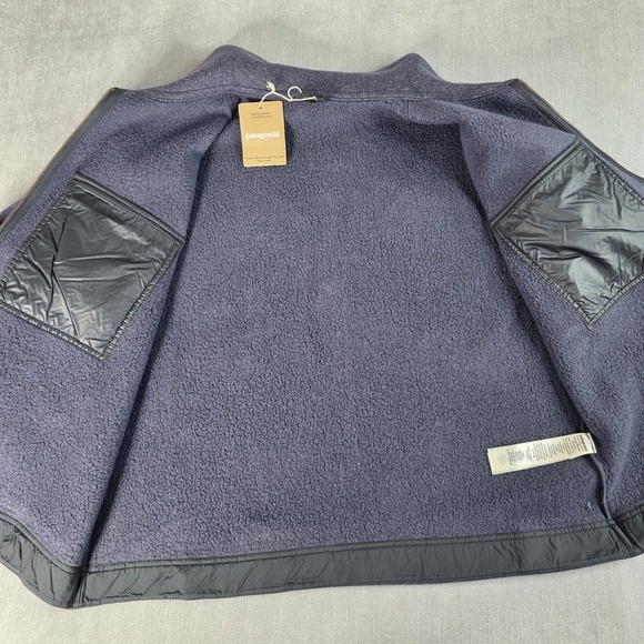 New Patagonia Jacket Women's Better Sweater Zippered Chore XL Pitch Blue NWT - Picture 12 of 15